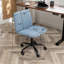 Chaise de bureau pivotante sans accoudoirs avec base en métal-165753278