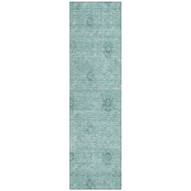 Leis Floral Indoor Rug, Runner 2'3" x 7'6"
