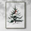 «Christmas Holiday Art», reproduction encadrée en bois massif-1558547331