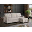 Canapé modulaire convertible rembourré avec méridienne coulissante-359093130