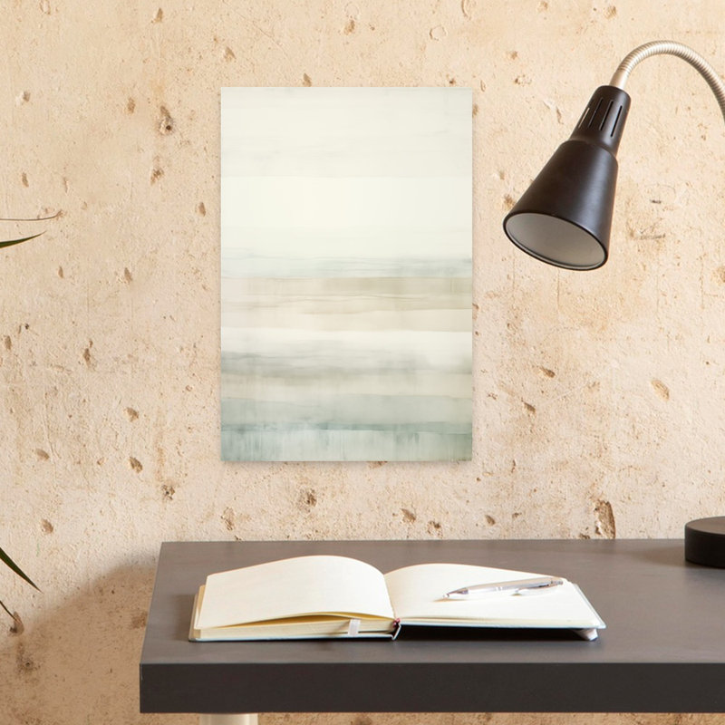 Art contemporain contemporain abstrait paysage minimaliste nature, H 18 po x l 12 po