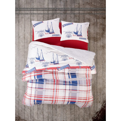 Cotton Plaid Duvet Cover
