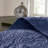 Reversible Quilt Set Navy Twin/Twin XL
