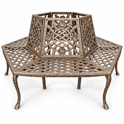 Robertsdale Metal Outdoor Bench