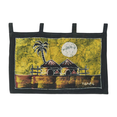 Handmade Traditional Abstract Fabric Wall Decor