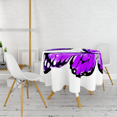 Wencil Premium Cotton Area Rug (4 ft x 6 ft) | 100% Cotton, 2.6 lbs/sq ft, Pile Height: 0.4 in, Thickness: 0.3 in | Antibacterial, Non-Slip PVC Underside, Machine Washable | Elegant Purple, Lilac & Blue Design for Modern Décor