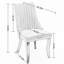 2 chaises de salle à manger, lin en rayonne jaune, dossier haut, pieds incurvés en bois massif, coussin confortable de style américain, jaune,