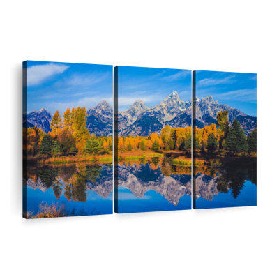 «Golden Foliage Grand Teton» sur toile
