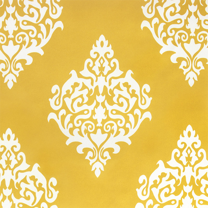 Panneaux de rideaux obscurcissants thermiques à motif damassé avec œillets Emma-Anne, Bain de soleil, l 52 po x L 84 po
