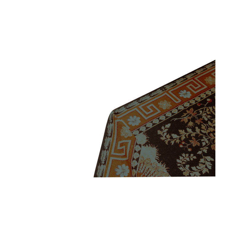 Hand-Knotted High-Quality Red/Beige/Black Area Rug