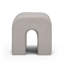 Repose-pieds en velours taupe Desi-130502468
