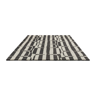 SCI Lohko Stripe Charcoal 123105 160X230