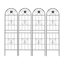 Metal Garden Trellis for Climbing Plants, 71 Inch, 2 Pack