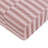 Maroon Stripe Muslin Crib Sheet