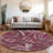 Washable Floral Indoor / Outdoor Rug-1847176821