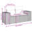 Vidaxl Garden Sofa Set Black
