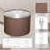 James 1 - Light Drum Linen Plug-in Pendant