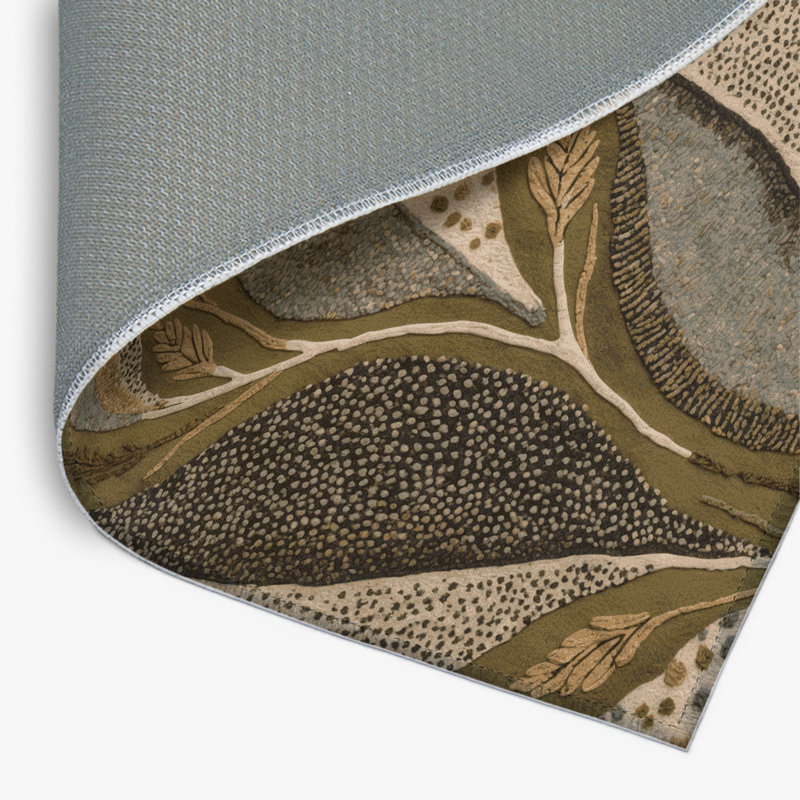 Tapis d'intérieur et d'extérieur brun Nature, Rectangulaire 2 pi x 3 pi
