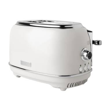 Frigidaire 2-Slice 900-Watt Retro Stainless Steel Toaster (White),  (ETO102-WHITE)
