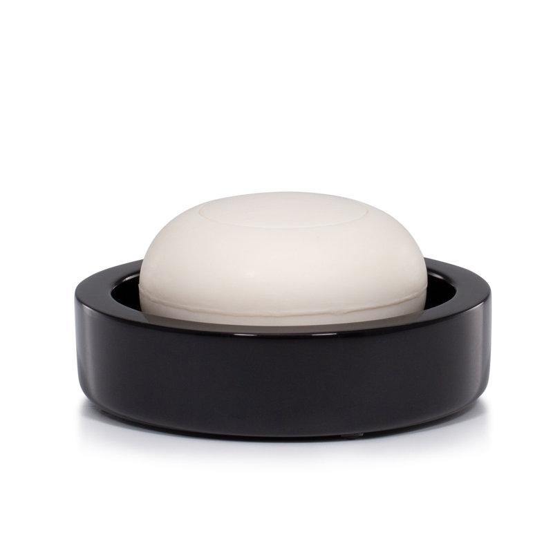 Domus Black Gloss Soap Dish