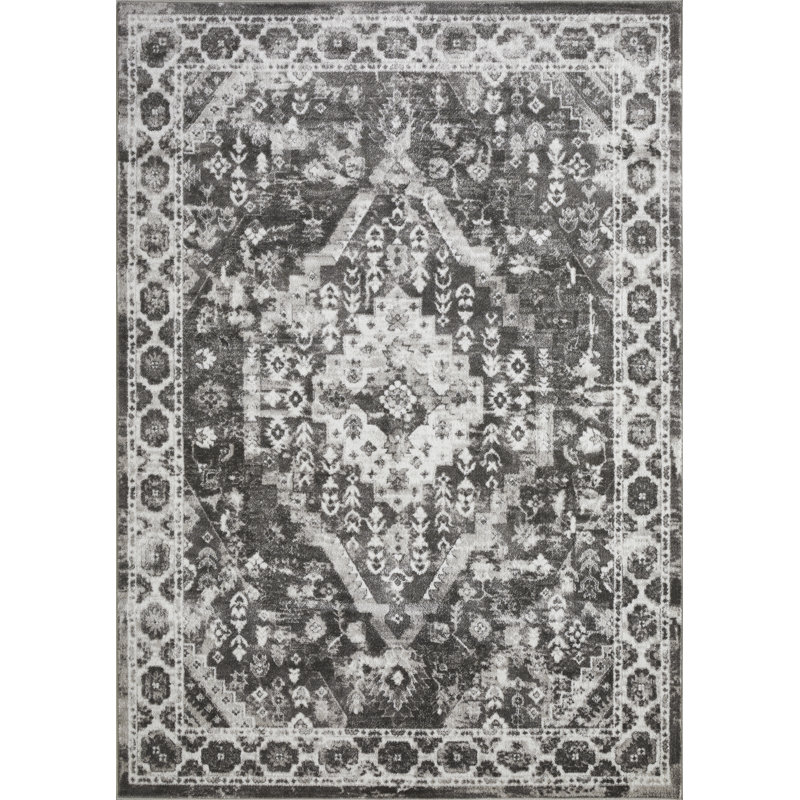 Tapis oriental gris Raghdah, Rectangle 8 pi x 10 pi