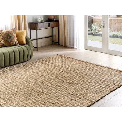 Brose Chequered Hand Woven Area Rug