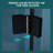 30"W X 72"H Fold Frameless Shower Door With Tempered Glass