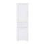 Armoire de rangement autoportante avec deux tiroirs de différentes tailles et tablette peinte-1262907598