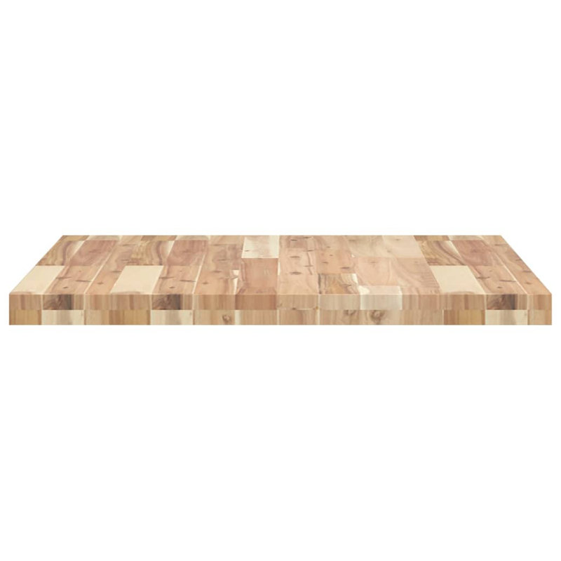 Alcroft Solid Wood Table Top, 4cm H x 70cm W x 70cm D