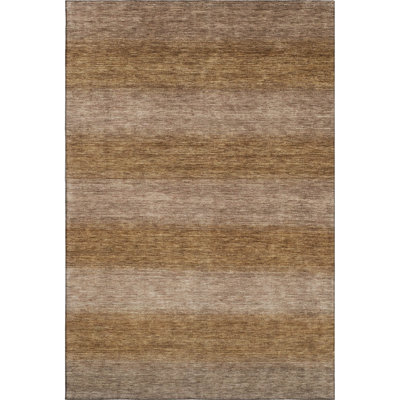 Premium Machine Washable Lubbers AMF1733 Stripe Rug