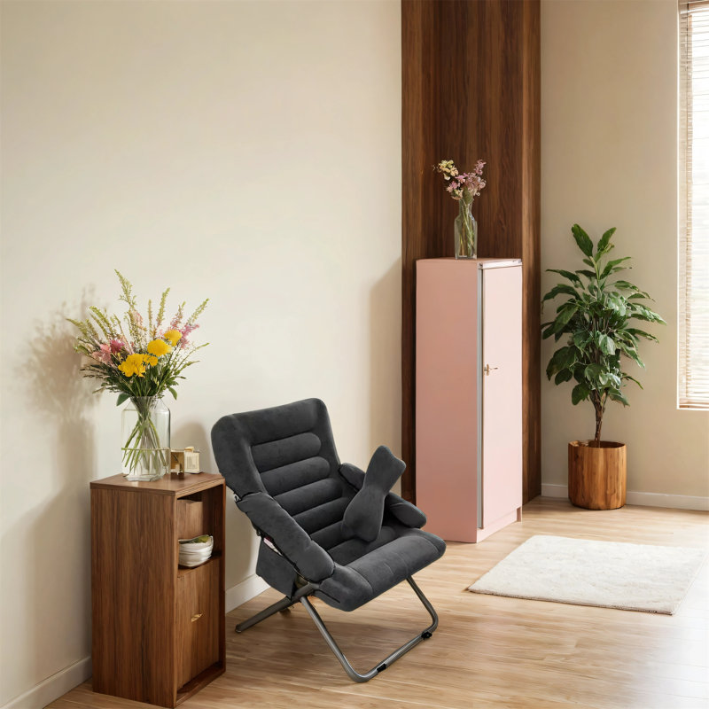 Chaise longue pliante à dossier réglable