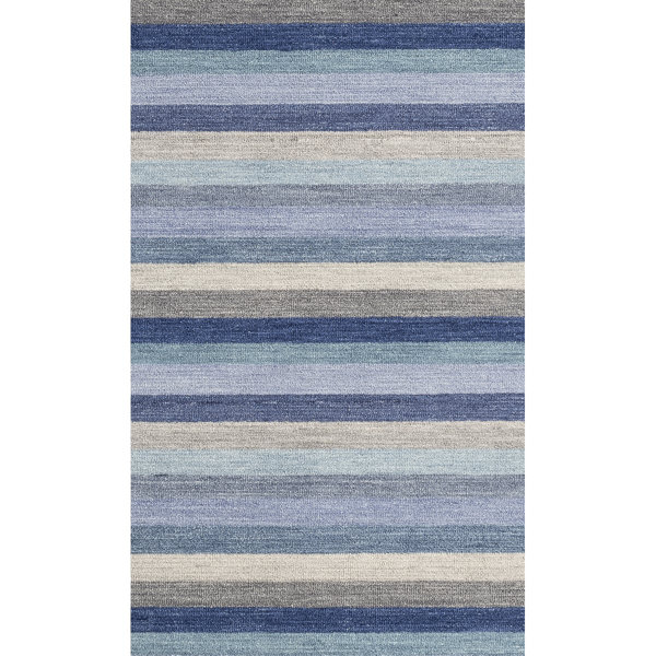 CompanyC Jazzy Handmade Wool Blue/Indigo Rug & Reviews | Wayfair