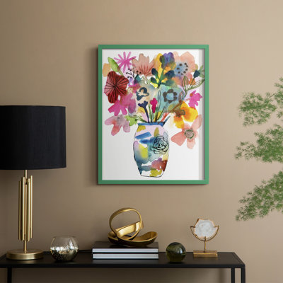 Linear Bouquet I, reproduction encadrée - bois massif