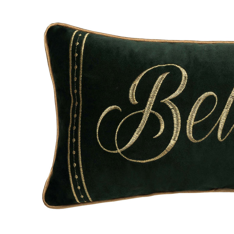 Gold Believe Pillow