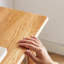Table de travail en bois naturel - Chêne massif avec bureau d'écriture polyvalent pour créativité