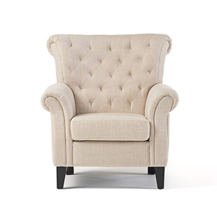 Mirod Comfy Accent Chair With Tufted Backrest