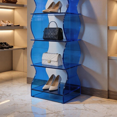 Acrylic Wave Display Shelf