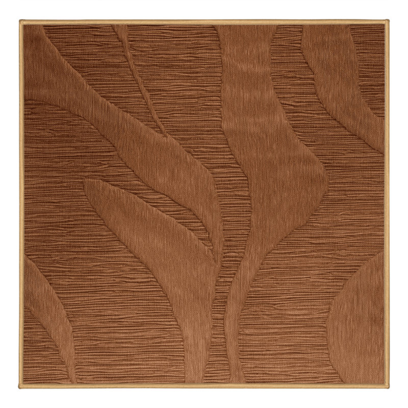 Tapis abstrait lavable à la machine, Carré 3 pi