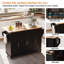 92 cm W Kitchen Island with Top-131255145