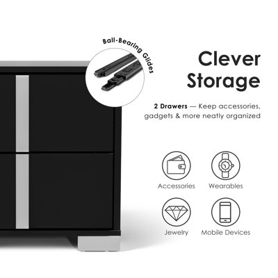 Duckworth 2-Drawer Nightstand
