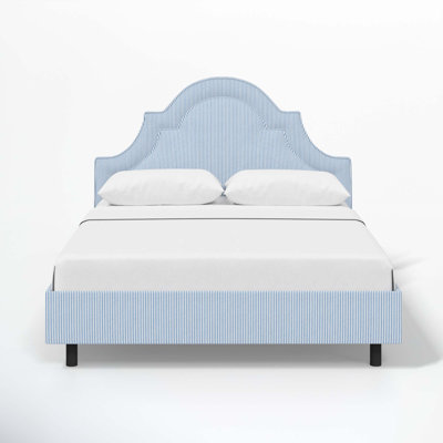 Knipe Cotton Upholstered Bed