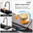 Kitchen Sink 30" X 22" Multifunctional Overmount Flying Rain Waterfall S304 Stainless Steel Handmade Modern Single Bowl Kitchen Sink Black