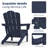 Delman Foldable Outdoor Adirondack Chair-880328225