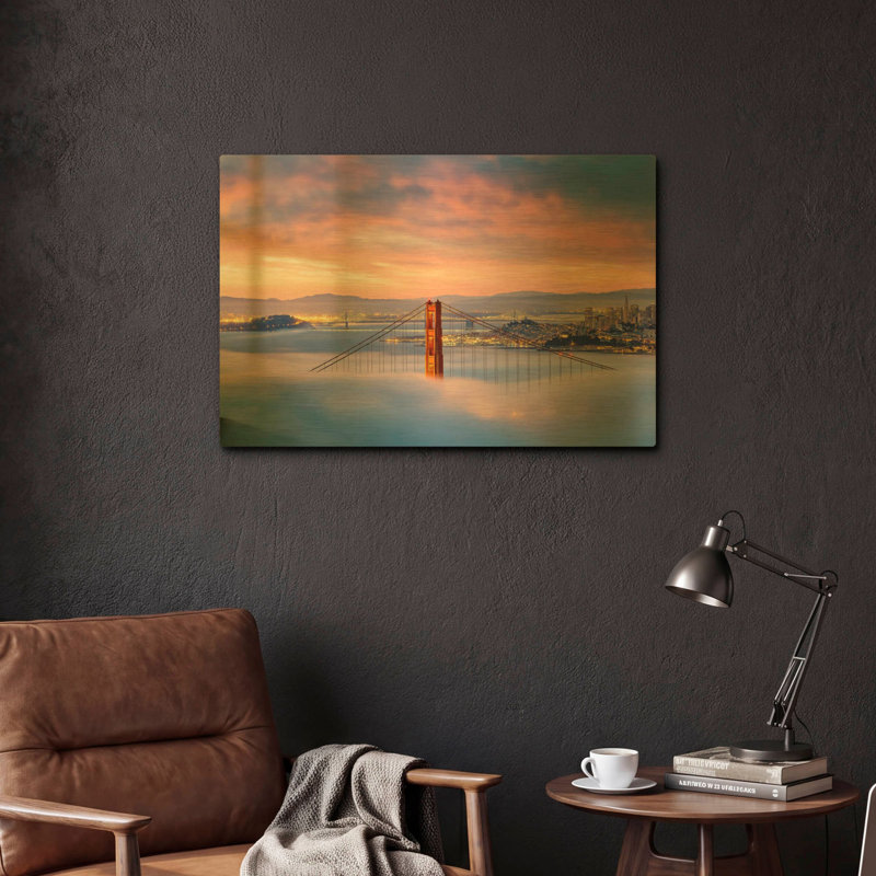 « Anomalie » par Ann Gordon, tableau mural en métal, 61 x 41 cm, 24"x16"