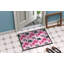 Tapis de porte pour l’extérieur antidérapant diva rouge à lèvres Belinda-38445286