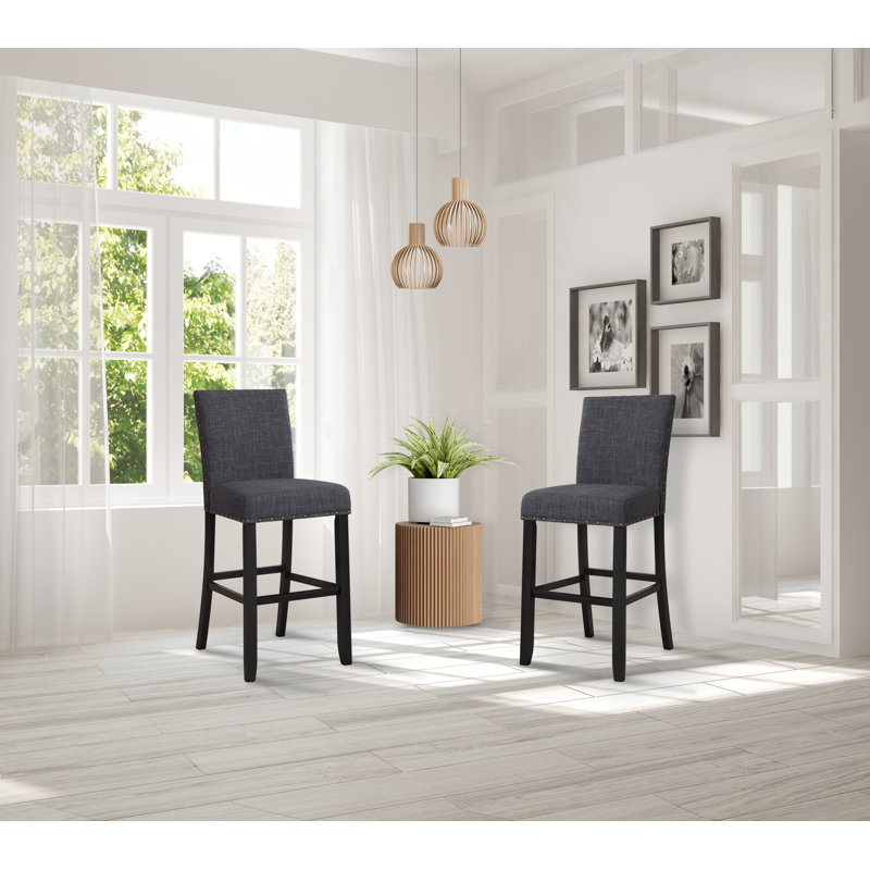 Tabouret de bar Durst, Granit, Hauteur de l'assise: 29 po