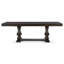 Table de salle à manger extensible Hewitt 76,5"–94,5" · Pied double · Brun rustique-775704154-777256992