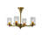 4 - Light Dimmable Cylinder Chandelier