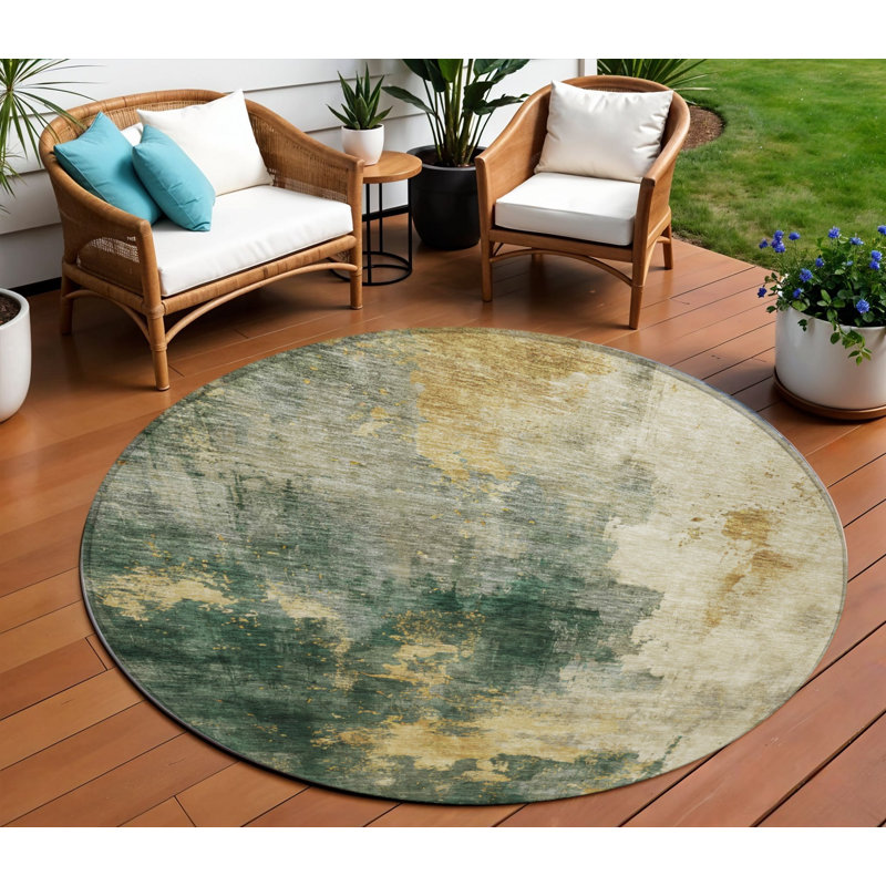 Tapis rond rond 8 po