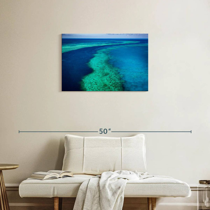 Gillard Great Barrier Reef Seascape, H 20 po x l 30 po
